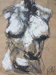 zena akril na papiru dimenzije 190 157cm